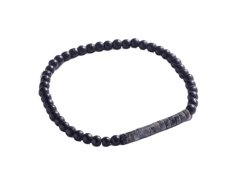 Marc Malone Korálkový náramek s&nbsp;larvikitem pro muže MCGB5105