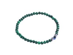 Marc Malone Pánský korálkový náramek s&nbsp;malachitem MCGB5092