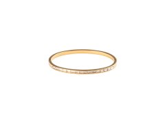 Marc Malone Luxusní pevný náramek s&nbsp;krystaly MCB250230G