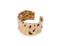 Marc Malone Masivní otevřený náramek Gleam Gold MCB250337G