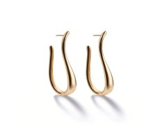 Marc Malone Módní pozlacené náušnice Zenya MCE250341G