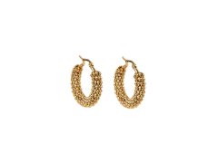 Marc Malone Originální pozlacené náušnice Ayla Gold Earrings MCE250201G