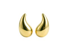 Marc Malone Oslnivé pozlacené náušnice Tear Drop MCE260876G