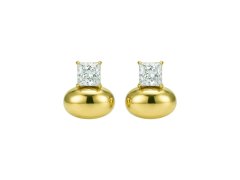 Marc Malone Pozlacené moderní náušnice Promise Earrings MCE260684G