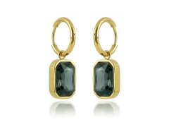 Marc Malone Pozlacené náušnice s&nbsp;kamínky 2v1 Elowena MCE260728G