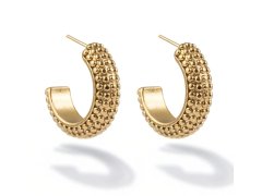 Marc Malone Stylové pozlacené náušnice Nioré MCE250345G