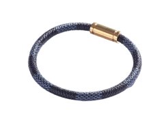 Marc Malone Stylový pánský náramek ze syntetické kůže MCGB5040