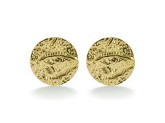 Marc Malone Výrazné pozlacené náušnice Liana MCE260581G