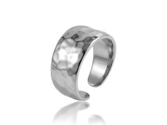 Marc Malone Výrazný otevřený prsten z&nbsp;oceli Olina MCR260792S