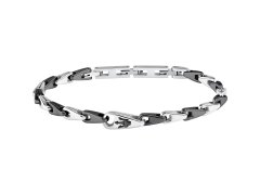 Maserati Designový pánský náramek z&nbsp;oceli Iconic JM425AVD100