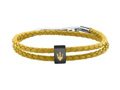 Maserati Dvojitý kožený náramek Leather JM226AVE45