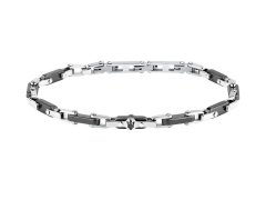 Maserati Fashion ocelový náramek pro muže Ceramic JM226ATZ75