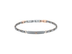 Maserati Pánský bicolor náramek z titanu a oceli Titanium JM426AXF05