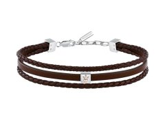 Maserati Trojitý kožený náramek Leather JM525AVE33