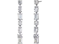 Michael Kors Luxusní stříbrné náušnice se zirkony Premium MKC1662CZ040