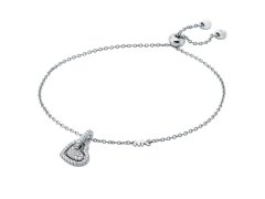 Michael Kors Něžný stříbrný náramek se zirkony Love Kors MKC1748CZ040