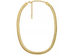 Michael Kors Výrazný pozlacený náhrdelník Hádek Metallic Muse MKJ8486710