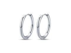 Luca Barra Minimalistické kruhové náušnice z&nbsp;oceli OK1121 1,9 cm