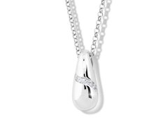 Modesi Nepřehlédnutelný náhrdelník ze stříbra M46019 (řetízek, přívěsek)