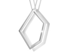 Modesi Stříbrný náhrdelník M46008 (řetízek, přívěsek)