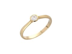 MOISS Diamantový prsten ze žlutého zlata RAL00127-P 58 mm