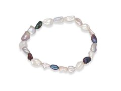 MOISS Krásný perlový náramek PEARLS BP000091