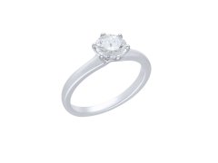 MOISS Diamantový prsten z&nbsp;bílého zlata RAL00210-P 54 mm
