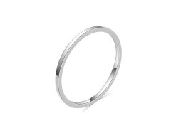 MOISS Minimalistický stříbrný prsten R0002020 50 mm