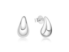 MOISS Moderní stříbrné náušnice Tear Drop E0004910