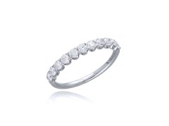 MOISS Okouzlující diamantový prsten z&nbsp;bílého zlata RAL00142-P 56 mm