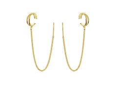 MOISS Řetízkové záušnice z&nbsp;pozlaceného stříbra E0004291