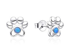 MOISS Roztomilé stříbrné náušnice pecky Tlapka E0003935