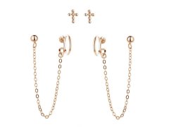 MOISS Sada pozlacených náušnic ze stříbra E0004301