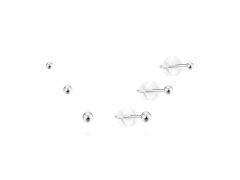 MOISS Stříbrná sada náušnic ETERNITY E0004922
