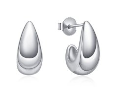 MOISS Stříbrné visací náušnice Tear Drop E0004899