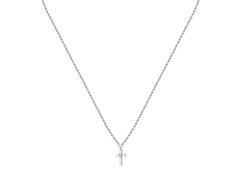 Morellato Stříbrný náhrdelník Křížek se zirkonem Dono SAZL03