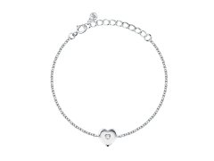Morellato Dětský stříbrný náramek Srdíčko se zirkonem Dono SAZL06