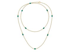Morellato Dvojitý pozlacený náhrdelník s korálky Colori SAXQ01
