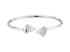 Morellato Elegantní ocelový náramek Uzel s&nbsp;krystaly Legame SAZO10