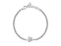Morellato Elegantní ocelový náramek Uzel s&nbsp;krystaly Legame SAZO11