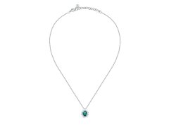 Morellato Elegantní stříbrný náhrdelník se zeleným zirkonem Tesori SAIW280