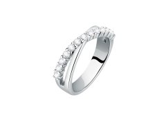 Morellato Elegantní stříbrný prsten se zirkony Scintille SAQF151 56 mm