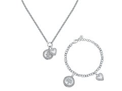 Morellato Exkluzivní ocelová sada šperků Love S0R30 (náhrdelník + náramek)