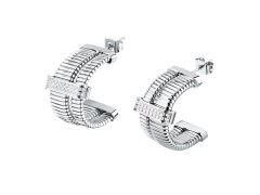 Morellato Stylové ocelové náušnice s&nbsp;krystaly Onda SAZP08