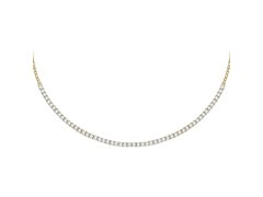 Morellato Luxusní pozlacený náhrdelník s čirými zirkony Scintille SAQF24