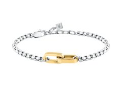 Morellato Minimalistický bicolor náramek pro muže Motown SABY14