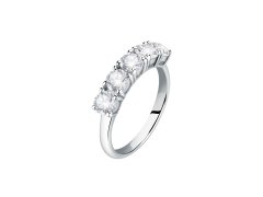 Morellato Moderní stříbrný prsten s čirými zirkony Scintille SAQF141 58 mm