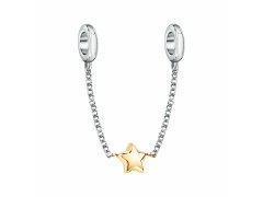 Morellato Ocelový bezpečnostní řetízek s&nbsp;hvězdičkou Drops SCZ1413