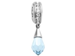 Morellato Ocelový přívěsek Drops Crystal Aquamarine SCZ768