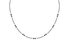Morellato Pánský bicolor náhrdelník s&nbsp;korálky onyxu Terra S1753
